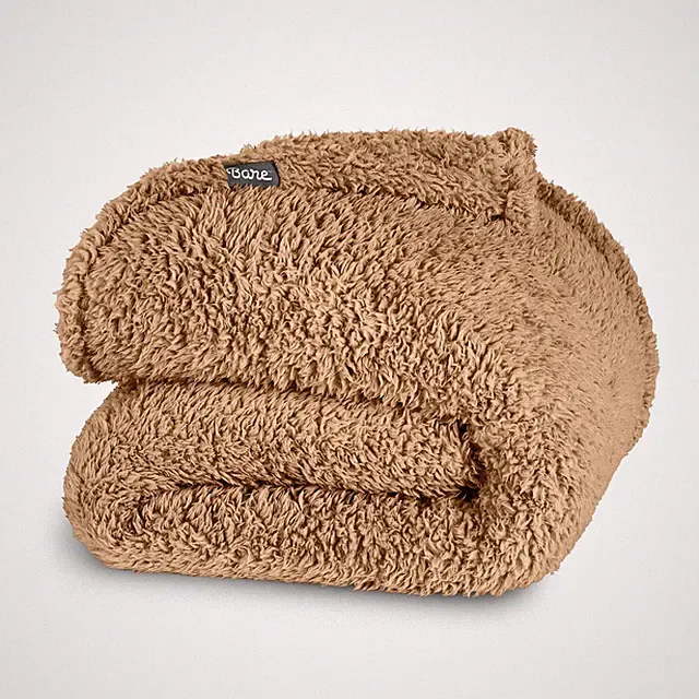 Bare Home Faux Shearling Blanket