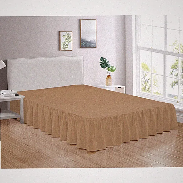 Legacy Decor Bed Skirt Dust Ruffle 100% Brushed Microfiber with 14” Drop