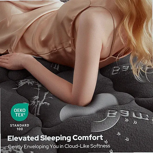 Luxurious King Size Mattress Topper - Bamboo Blend