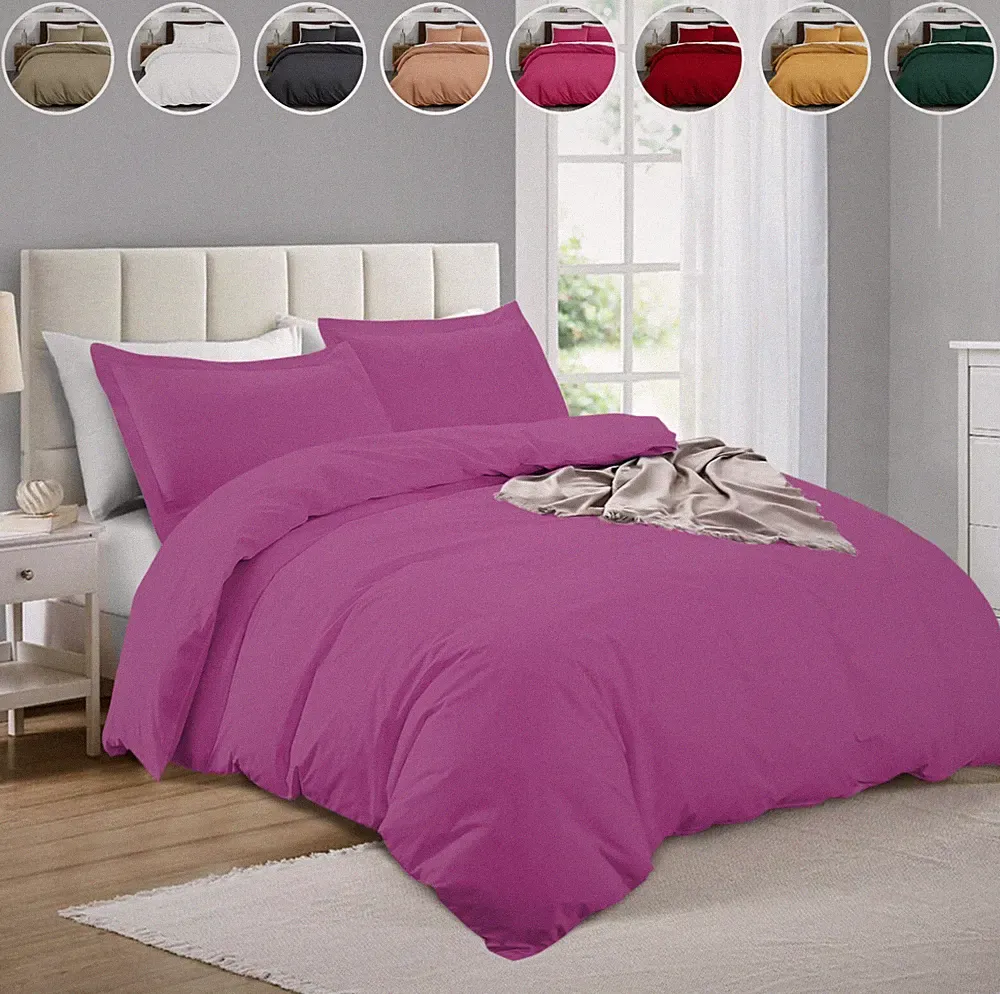 Luxury Duvet Cover Feel Like Cotton Hotel Quality Bedding Set Twin Queen King US