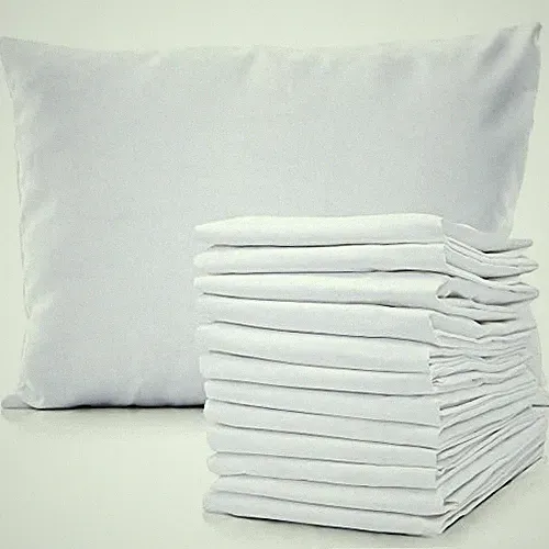 Pacific Linens Pillowcases White 12 Pack T-200 Size