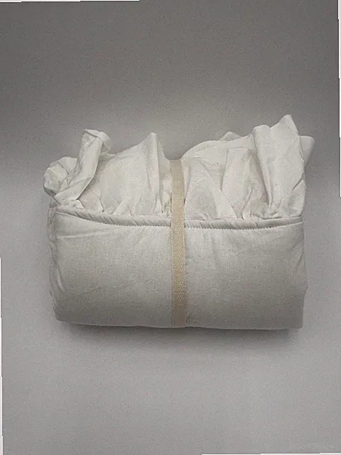 Pottery Barn Teen Washed Cotton Ruffle Sham ~ Standard ~ White