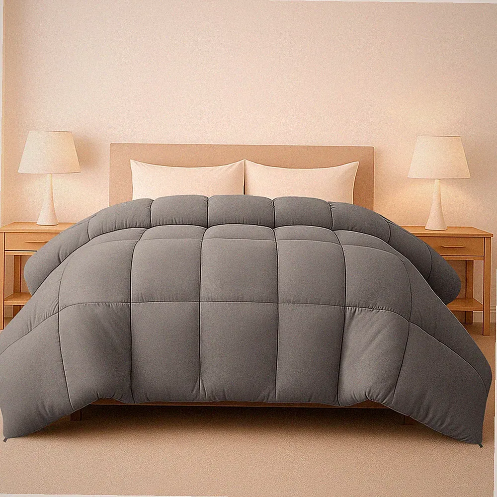 Ultra Soft Down Alternative Comforter Reversible Duvet Insert With Corner Tabs
